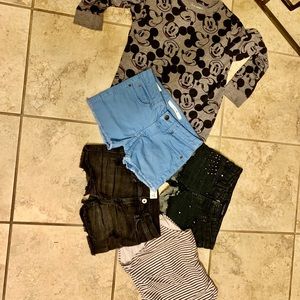 Multiple girls clothes